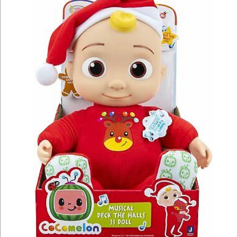 Cocomelon jj doll deck the halls